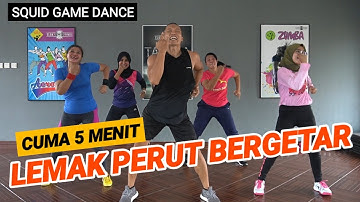 5 MENIT BAKAR LEMAK PERUT DAN PINGGANG | SQUID GAME DANCE