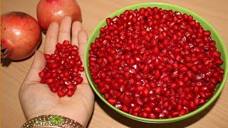 झटपट अनार छिलने का ये अनोखा तरीका देखकर आप दंग रह जायेंगे | Most Easiest Way Of Pomegranat Peeling