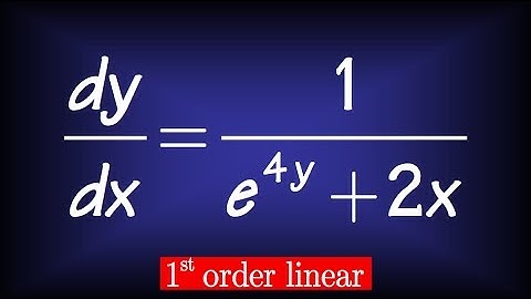 First Order Linear Differential Equation, 2.3#29