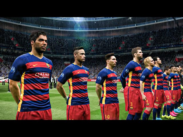 PES 2016 UEFA CHAMPIONS LEAGUE - NORTH LONDON VS BARCELONA JORNADA 5 