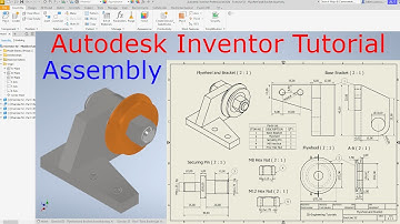 Flywheel and Bracket Assembly | Autodesk Inventor Tutorial