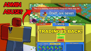 *NEW* Trading Is BACK & Admin Abuse Coming To Bee Swarm Simulator!