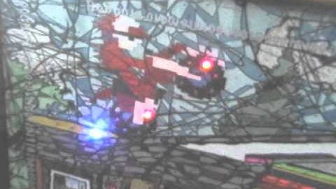 Mixed Media Painting with Picaxe microcontrollers and LEDs