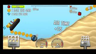 Hill climbing game hower craft driving screenshot 1