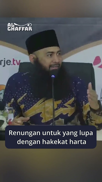 Renungan untuk yang lupa dengan hakekat harta  | Dr. Syafiq Riza Hasan Basalamah, Lc., M.A.