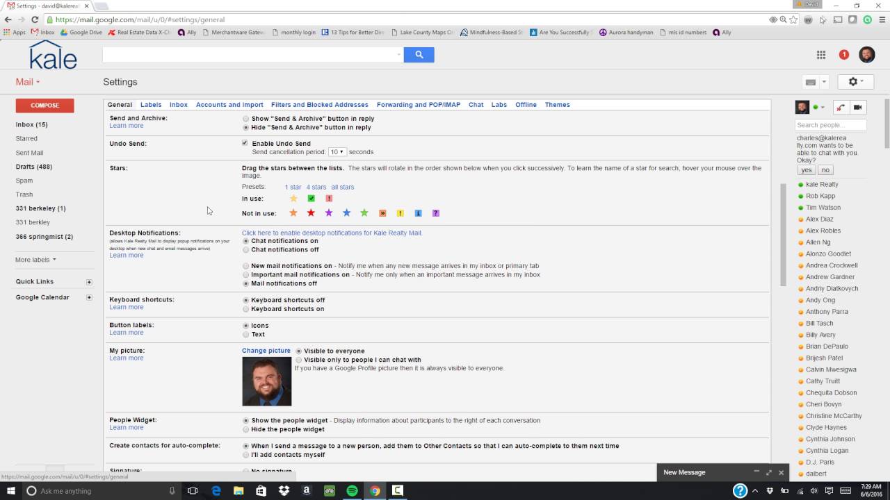 How to set up an email signature in gmail - YouTube