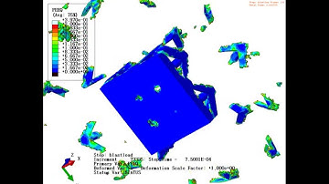 Part 1: The designed cellular structure under shock loading