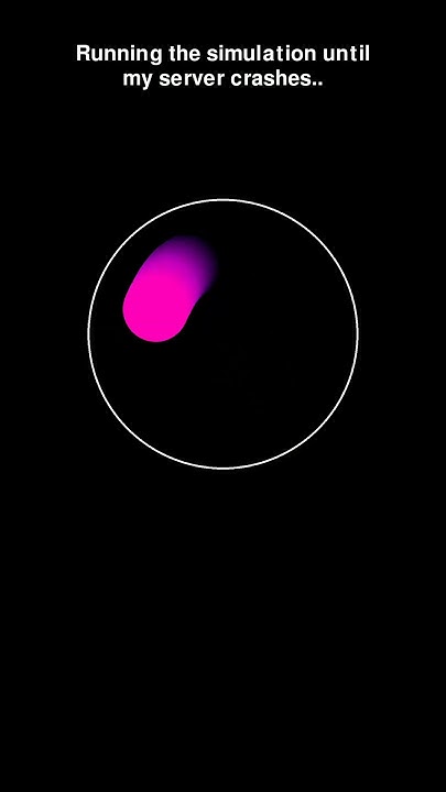 Ball bouncing simulation #adhd #music #code #space #python #physics # ...