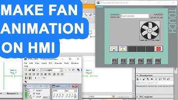 🔵How We Can Make Fan Animation on HMI in Siemens TIA Portal. Fan Animation on HMI. HMI Developing.