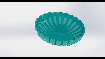 Solidworks Tutorial। How to design a GLASS BOWL