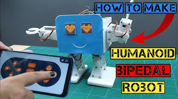 How to make Humanoid Bipedal Robot|Arduino project|Humanoid using Arduino| DIY project|KP TECH PRIME