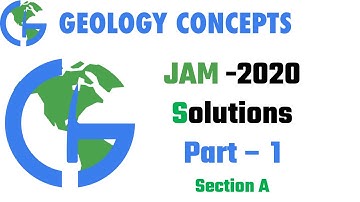 JAM 2020 Geology Solutions (Part 1) | GeologyConcepts.com