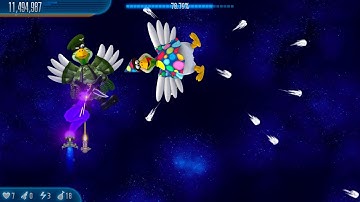 Chicken Invaders 5 Chapter 9 Our Darkest Hour Wave 80-90 No Commentary