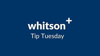 Tip Tuesday #4: Perform Numerical RTA in whitson+