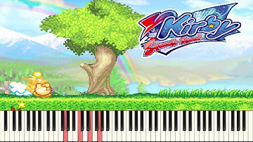 Prism Plains 1 Theme - Kirby: Squeak Squad OST - Piano - Midified