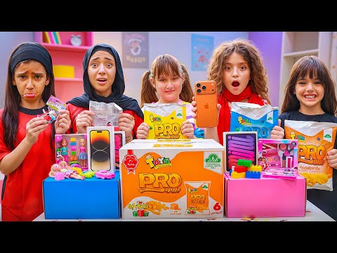 The Ultimate Rich Snack Challenge: Who Will Win the iPhone?⁉️ Naya and Talia Crying😭 Aisel and Ma...