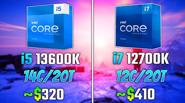 INTEL i5-13600K vs INTEL i7-12700K | Test in 6 Games