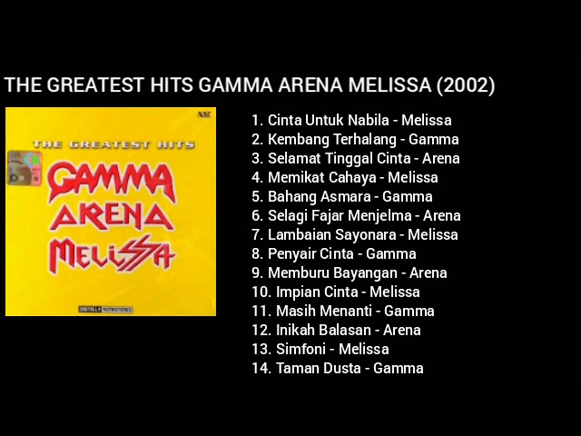 THE GREATEST HITS GAMMA ARENA MELISSA class=