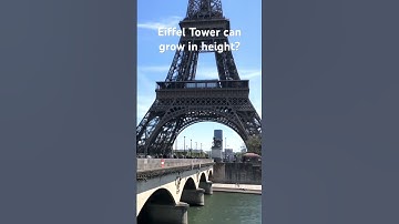 Eiffel Tower can grow? 😮😮