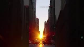 Why are people obsessed with 'Manhattanhenge'?