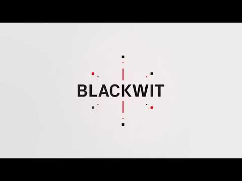 Blackwit Logo Animation - White Gradient