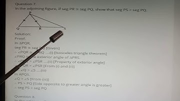 9th Maths 2 chapter 3 Triangles practice set 3.4 English medium