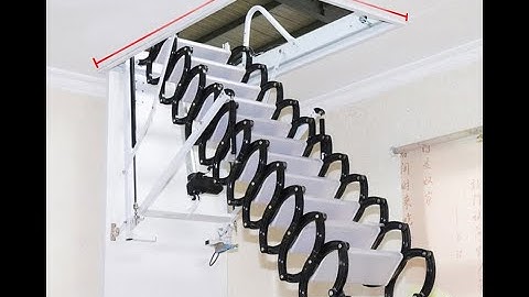 Remote Control Attic Stairs - Free Custom Size / Load 400lb