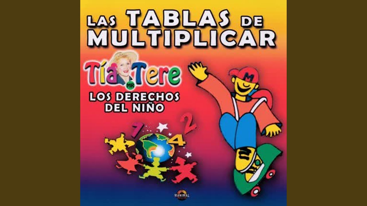 Las tablas de multiplicar en Rap del 1 al 12 YouTube