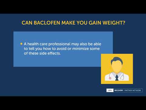 Video: Kan baklofen få deg til å gå opp i vekt?