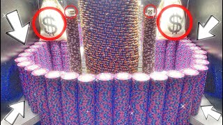 😡OWNER WAS FURIOUS! $400,000,000.00 BUY IN, 400 QUARTER CHALLENGE, HIGH LIMIT COIN PUSHER! MEGA WIN!
