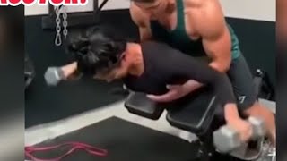 when your girl trains with her
