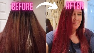 How to dye your brown hair pink at home