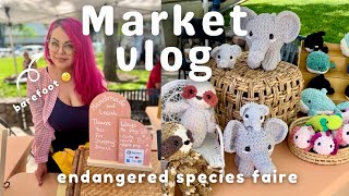 Crochet Market Vlog  Results & a guest appearance ‍♀