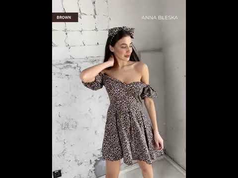 Платье-бандо красное Anna
