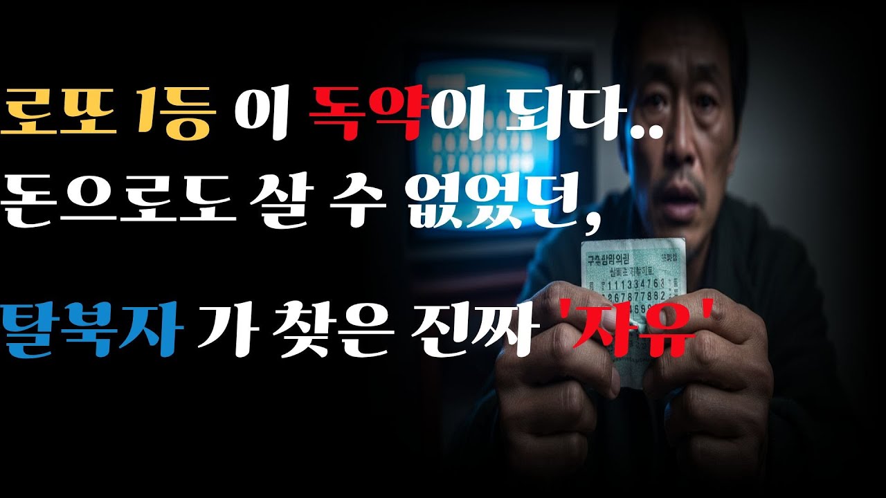 돈 때문에 벌어진 인간 이하의 민낯, 28억 로또 당첨 탈북자의 소름 돋는 복수와 결말