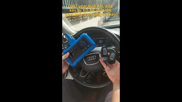 KD-X4  2017 year Audi A6L add key (read the sync data from original key)