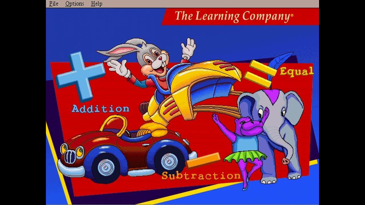 Reader rabbit math ages 4 6 intro song version 3 0 1998 re upload