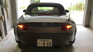 NDロードスター ウインカー純正LED比較