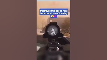 Destroyed this boy so hard he accused me of hacking 😤😈 #warzone