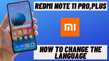 Redmi Note 11 Pro, plus: How to change the language | Change the default language