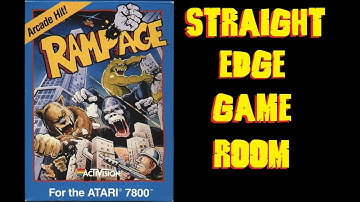 Straight Edge Game Room - Rampage (Atari 7800)