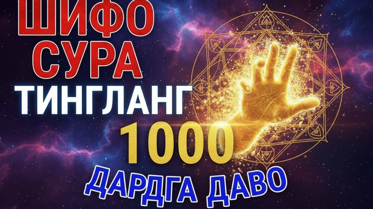 💎 Энг зўр ШИФО Сураси! Кўз тегиш, Қора сеҳр ва Касалликларга қарши Руқия