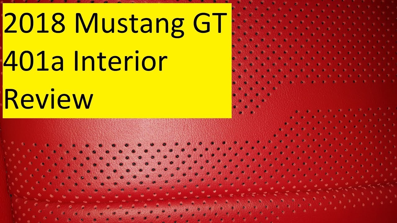 2018 Mustang Gt Interior Review 401a Showstopper Red