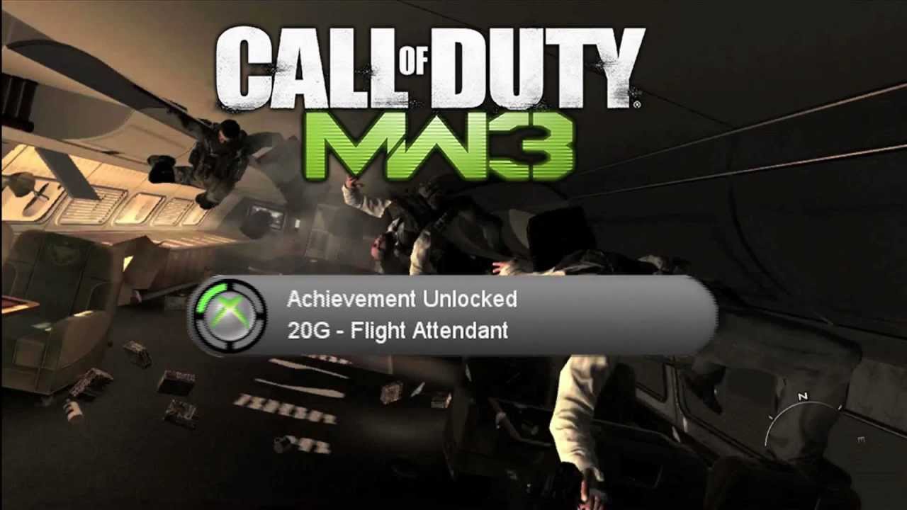 Modern Warfare 3 SECRET ACHIEVEMENT (Flight Attendant) YouTube