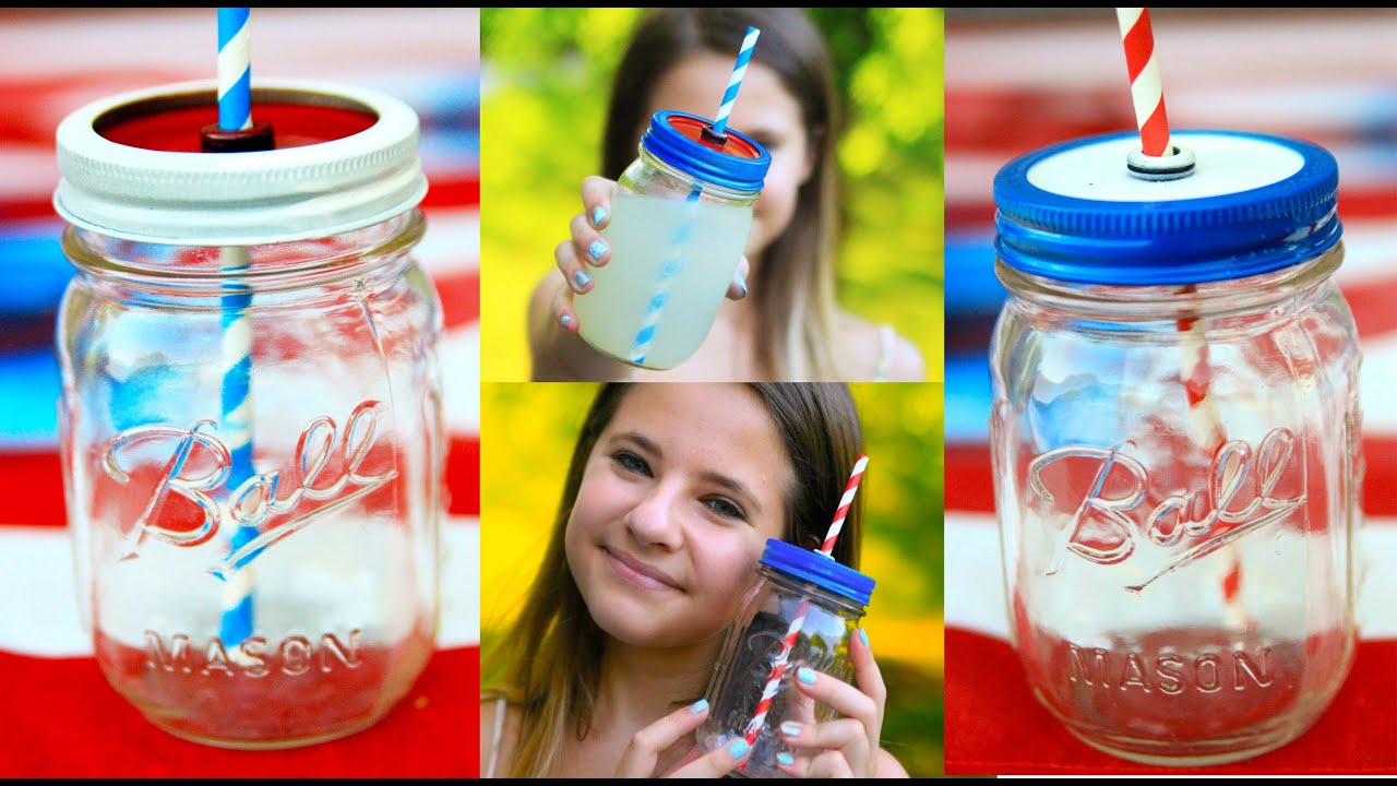 DIY Mason Jar Cup *No Drill* 