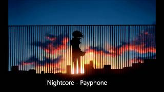 Nightcore - Payphone (Maroon 5)