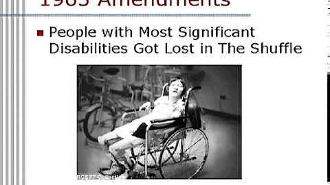 The History of Vocational Rehabilitation