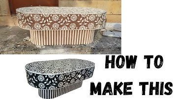 Bone Inlay Coffee Table (How to make This )