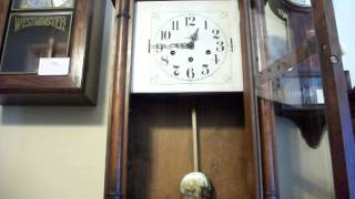Large Unique Antique Howard Miller Regulator Clock