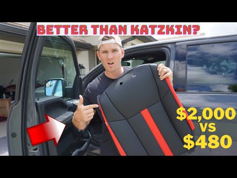 Are These Seat Covers BETTER Than Katzin? Kustom Interior Ford F150 Leather Seat